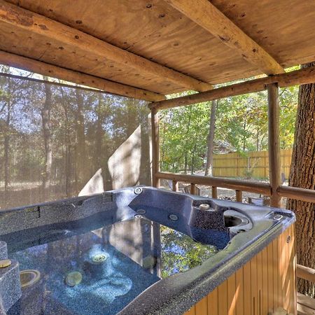 Broken Bow Cabin With Hot Tub And Bbq - 4 Mi To Lake! Stephens Gap Luaran gambar