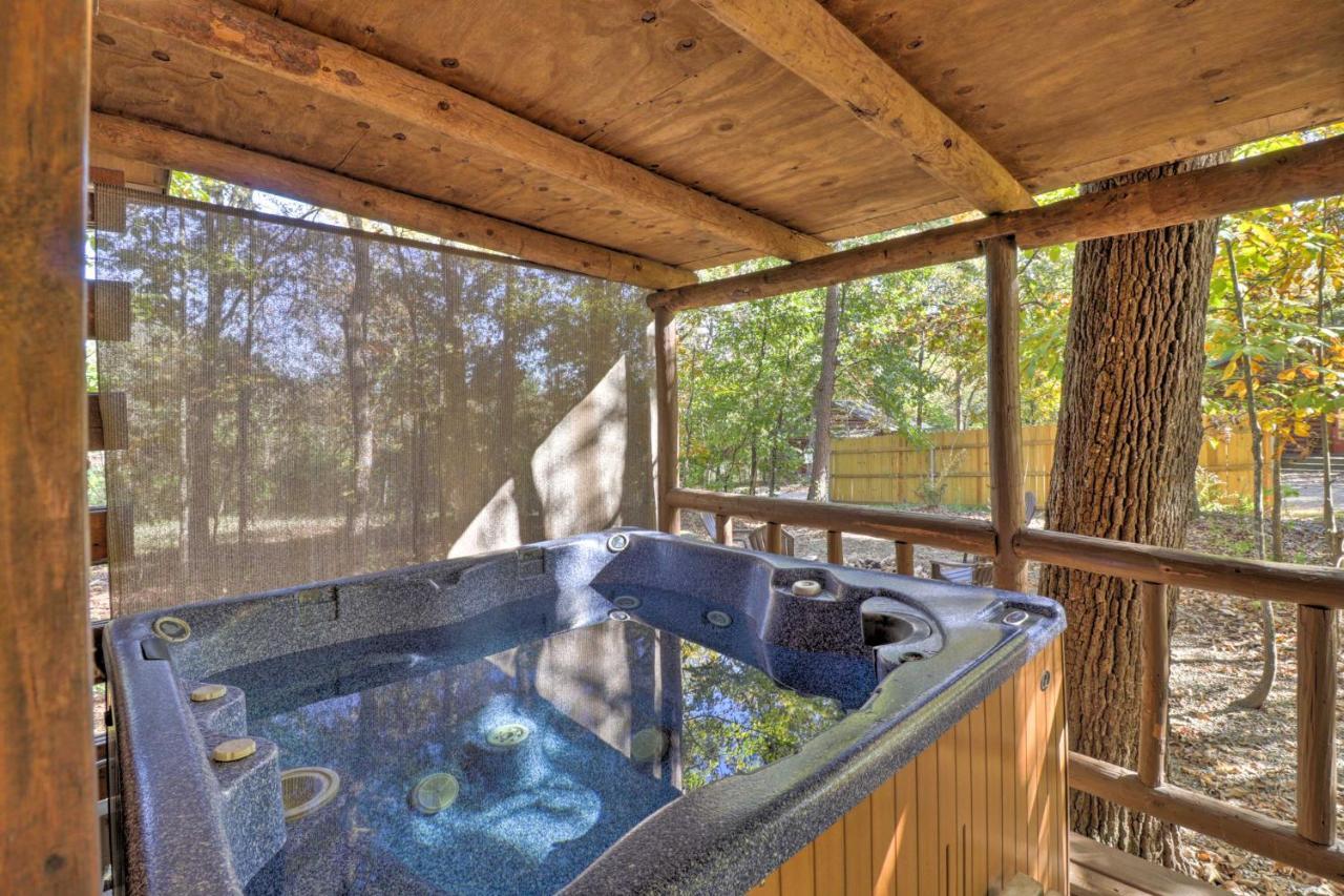 Broken Bow Cabin With Hot Tub And Bbq - 4 Mi To Lake! Stephens Gap Luaran gambar